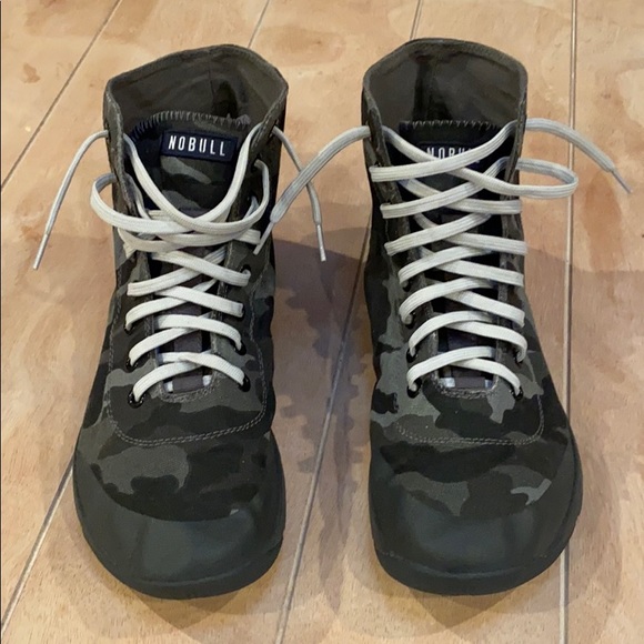 NOBULL Training Shoes 11 RARE New Camo Canvas High - Picture 4 of 10